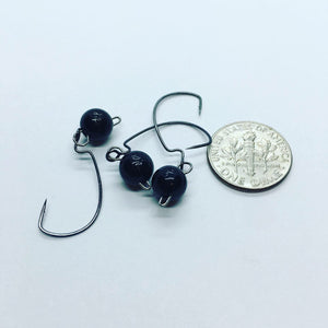 Tungsten Wobble Heads - 3 Gram/Gamakatsu Worm 325 size 6