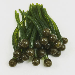 Trout Worm with Egg:  Green Camo