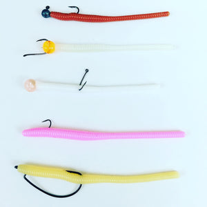 Super Floating Trout Worm: Electric Rainbow Trout