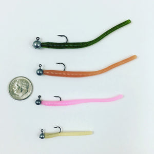 Trout Worms: Watermelon Red Pearl
