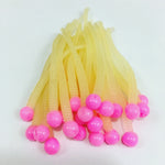 Trout Worm with Egg: Bubblegum Pink/Cheese