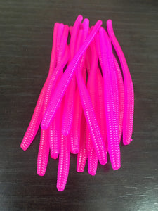Trout Worms: Hot Pink