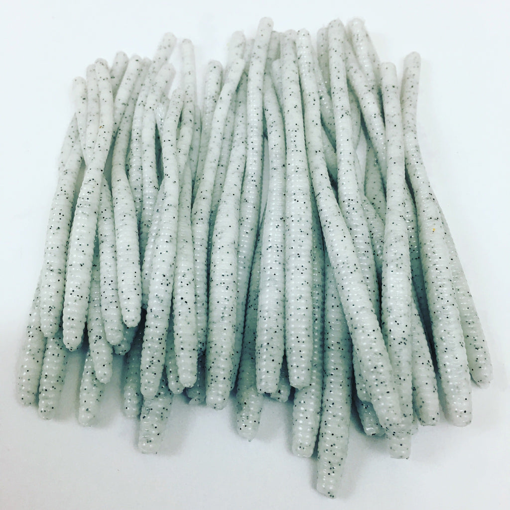Trout Worms: Dirty White