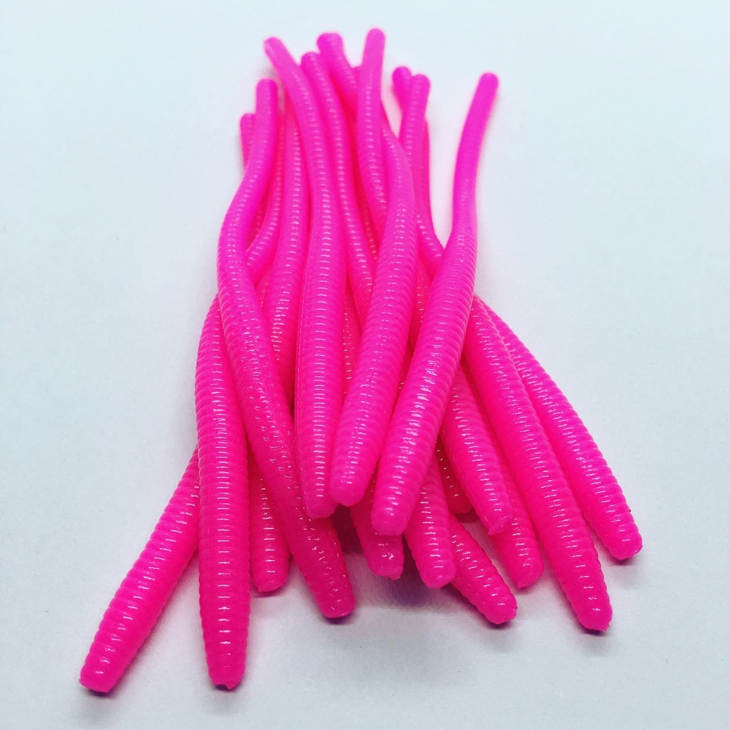 Super Floating Trout Worm: Hot Pink
